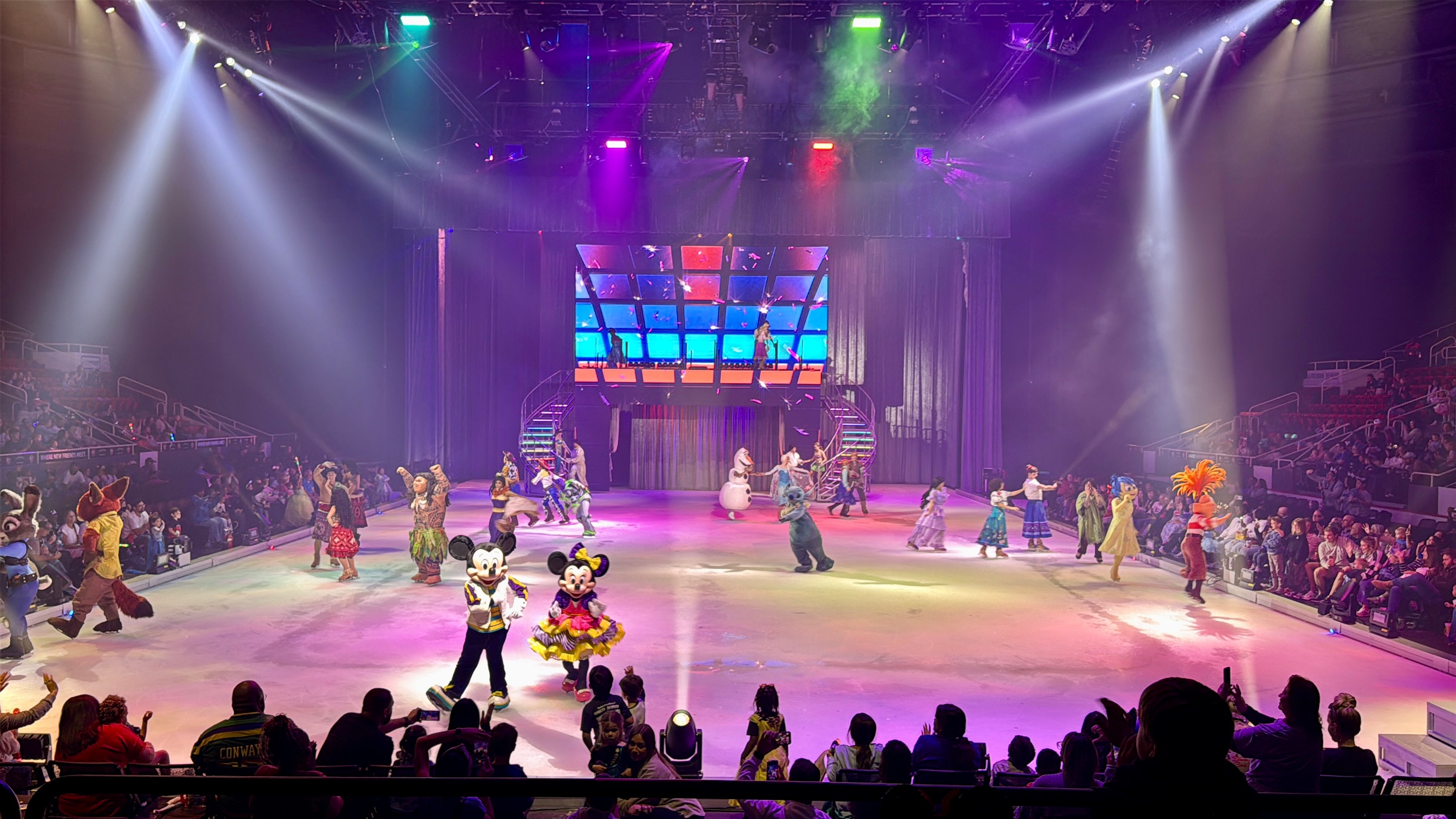 Disney on Ice at Bojangles in Charlotte View from Section 115R