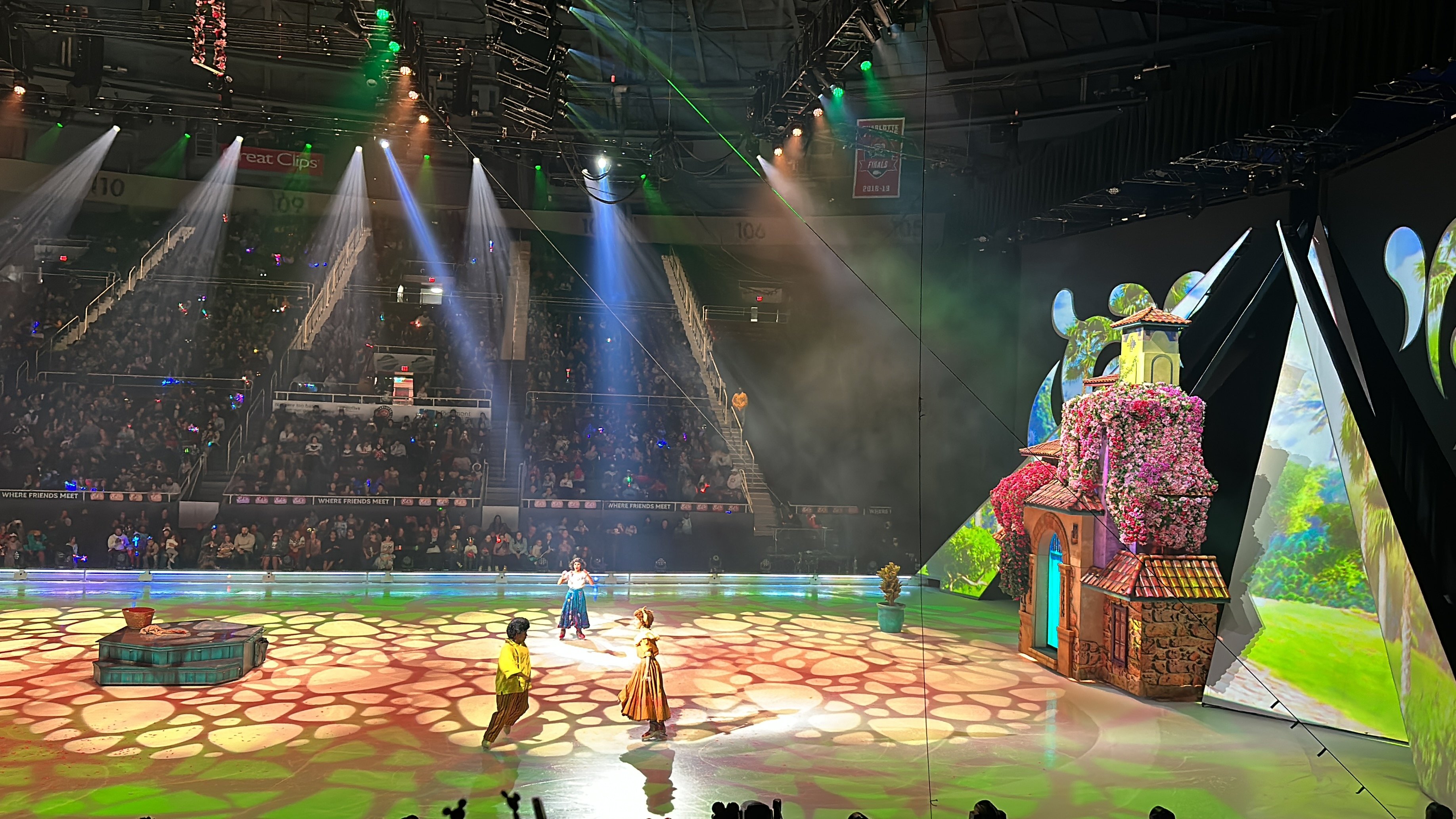 Disney On Ice Charlotte View from Section 123 at Bojangles Coliseum
